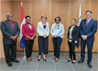 Prime Minister Jacobs presented with Integrity Chamber 2020 annual report