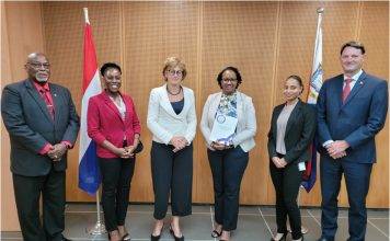 Prime Minister Jacobs presented with Integrity Chamber 2020 annual report