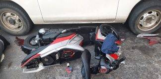 Another Scooter rider injured on Watermelon road, in St Peters