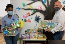 Wever donates reading books, supplies to Excellence Academy