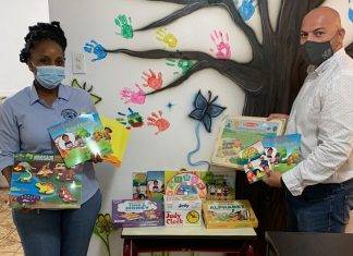 Wever donates reading books, supplies to Excellence Academy