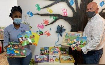 Wever donates reading books, supplies to Excellence Academy