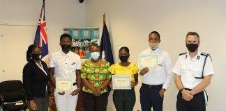RAPF presents certificate of completion to interns
