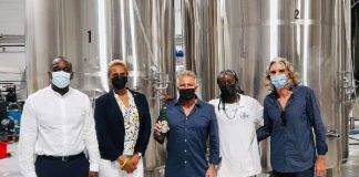 Minister Lawrence visits local brewery. Aims to promote local production