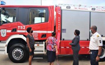 Emergency response capacity of the Sint Maarten Fire Department improved with delivery of three custom-made fire trucks