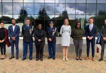 Royal Netherlands Marechaussee welcomes Minister of Justice to Education, Training and Knowledge center
