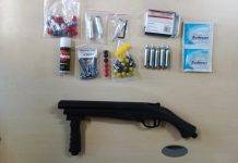 Customs confiscated an air rifle