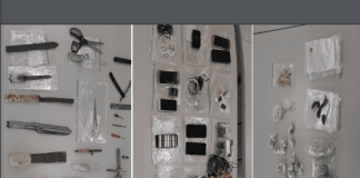 Large-scale search conducted at the Prison and House of Detention