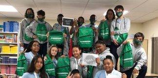 SABA students thank NAGICO Insurances for Care kits