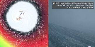 A world first: Ocean drone captures video from inside a hurricane