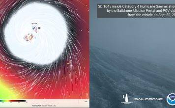 A world first: Ocean drone captures video from inside a hurricane
