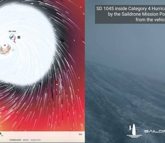 A world first: Ocean drone captures video from inside a hurricane