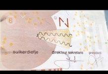 Supposed counterfeit NAf 10 banknotes without gold foil