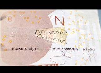 Supposed counterfeit NAf 10 banknotes without gold foil