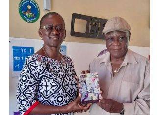 Grounded in St. Martin, SOS: Season of Storms presented to Philipsburg Jubilee Library