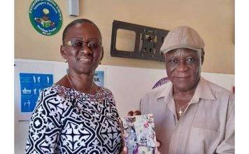 Grounded in St. Martin, SOS: Season of Storms presented to Philipsburg Jubilee Library