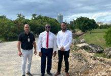 Electricity, Water, and fiber now at Mullet Bay Beach