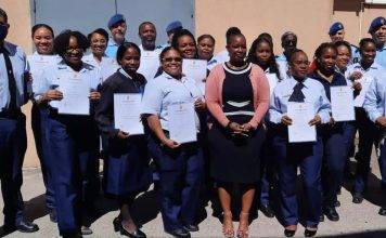 Minister Richardson applauds 17 Immigration Officers on training course completion