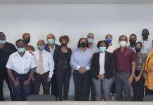 Parliament Justice Committee visits the Prison and House of Detention for a tour of the facility.