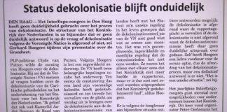 Dutch Prof. Hoogers Misinforms InterExpo Delegation Regarding Decolonization