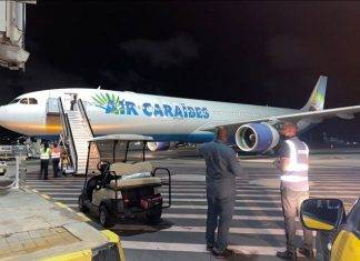 Air Caraibes flight arrives safely at PJIAE after emergency landing