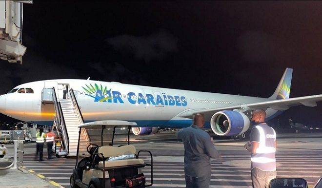 Air Caraibes flight arrives safely at PJIAE after emergency landing