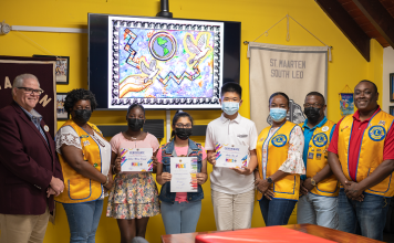 Sint Maarten Lions Club recently announced the winners of their annual Peace Poster Contest.