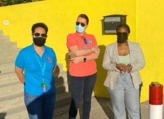 Minister of Justice Richardson visits Asha Stevens Hillside Christian School and reviews Safety & Security