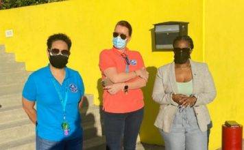 Minister of Justice Richardson visits Asha Stevens Hillside Christian School and reviews Safety & Security