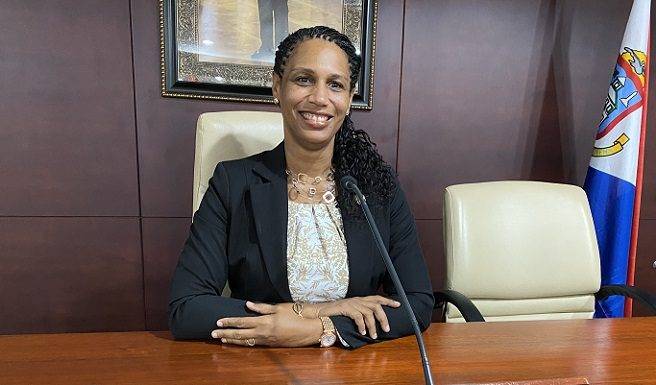 President of Parliament, Grisha S. Heyliger-Marten finalizes courtesy visits
