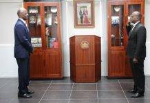 Swearing in Mr. Baly as Substitute Judge of the Court in First Instance of Sint Maarten