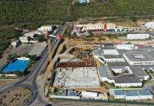 SMGH basement floor pouring continues on Tuesday