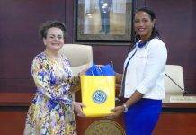 State Secretary Mrs. Alexandra van Huffelen, paid a courtesy introductory visit to the Parliament of Sint Maarten