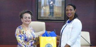 State Secretary Mrs. Alexandra van Huffelen, paid a courtesy introductory visit to the Parliament of Sint Maarten
