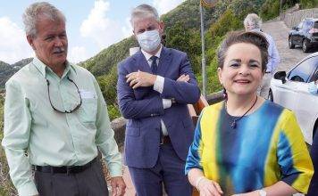 State Secretary Van Huffelen arrives on Saba
