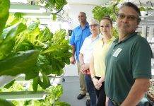 Island Council Members visit hydroculture farm