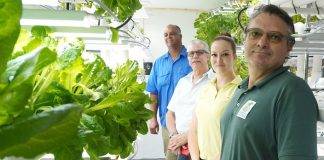 Island Council Members visit hydroculture farm