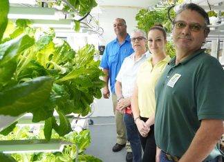 Island Council Members visit hydroculture farm