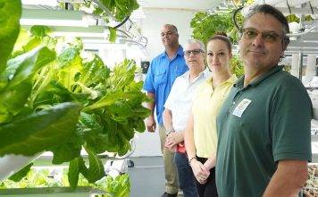 Island Council Members visit hydroculture farm