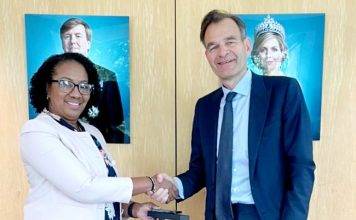 Prime Minister Jacobs visits Dutch Kingdom Ambassador