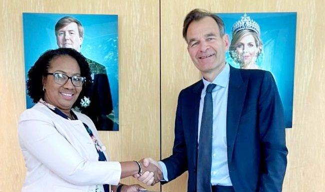Prime Minister Jacobs visits Dutch Kingdom Ambassador