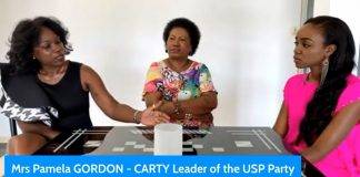 International Woman Day celebration with Pamela Gordon-Carty and Agnes Brooks-Mardenborough