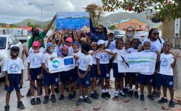 The Nature Foundation St. Maarten Conducts Impactful In-No-Plastic Presentations and Beach Clean-ups with Local Schools