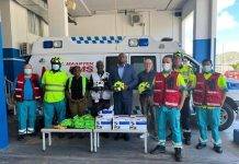 Ambulance Department of Ministry Public Health, Social Development & Labor receives donation from Bjὄrn Steiger Foundation