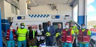 Ambulance Department of Ministry Public Health, Social Development & Labor receives donation from Bjὄrn Steiger Foundation