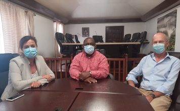 Island(er)s at the Helm team pays visit to Commissioner