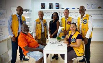 Sint Maarten Lions Club Improves the Lives of Six persons in our community through a donation of Eyeglasses.