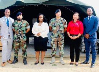 Minister of Justice Anna E. Richardson Visits Aruba Justice Agencies
