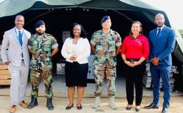 Minister of Justice Anna E. Richardson Visits Aruba Justice Agencies