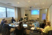 Commissioner Bruce Zagers, gave a presentation on the harbor project to Ministries of Home Affairs and Kingdom Relations